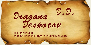Dragana Despotov vizit kartica
